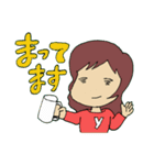ベルキャップちゃん Yoppi専用 女の子用（個別スタンプ：21）