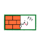 吹き出し風 顔文字1（個別スタンプ：4）