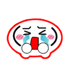 吹き出し風 顔文字1（個別スタンプ：5）
