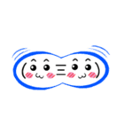 吹き出し風 顔文字1（個別スタンプ：6）