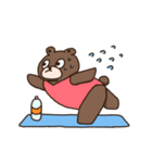 クマさんの平凡な日常（個別スタンプ：4）