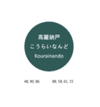 デザイナーカラーブロック - 5（個別スタンプ：10）