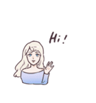 いろんな言葉であいさつ！(英語編)（個別スタンプ：1）