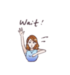 いろんな言葉であいさつ！(英語編)（個別スタンプ：14）