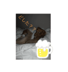 ピンクとシルク（個別スタンプ：8）