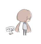 シンプルがーる（個別スタンプ：30）