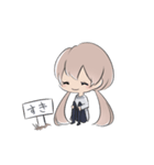 シンプルがーる（個別スタンプ：31）