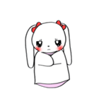パペットうさうさ（個別スタンプ：4）
