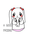 パペットうさうさ（個別スタンプ：8）