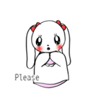 パペットうさうさ（個別スタンプ：13）