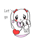 パペットうさうさ（個別スタンプ：24）