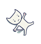 ネコとウサギ - 基本編 -（個別スタンプ：11）