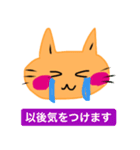 いつも笑顔の猫2（個別スタンプ：35）