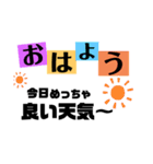 こっちゃむの日常会話文字スタンプ①（個別スタンプ：1）