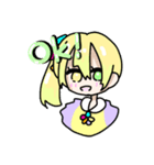 ほんわかしてる華蓮さん（個別スタンプ：2）