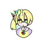 ほんわかしてる華蓮さん（個別スタンプ：3）