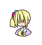 ほんわかしてる華蓮さん（個別スタンプ：4）