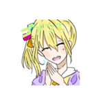 ほんわかしてる華蓮さん（個別スタンプ：7）