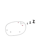 白くて丸い生き物（個別スタンプ：3）