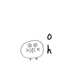 白くて丸い生き物（個別スタンプ：15）