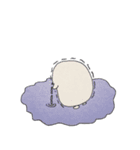 白くて丸い生き物（個別スタンプ：16）