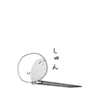 白くて丸い生き物（個別スタンプ：21）