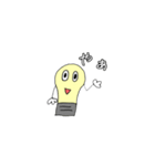 電球ぼうやのLINEスタンプ（個別スタンプ：1）