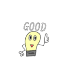 電球ぼうやのLINEスタンプ（個別スタンプ：2）