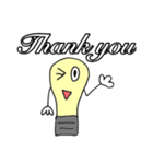 電球ぼうやのLINEスタンプ（個別スタンプ：3）