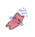 ハート猫ぷっぷる（個別スタンプ：2）
