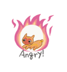 ハート猫ぷっぷる（個別スタンプ：4）