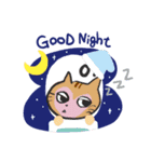 ハート猫ぷっぷる（個別スタンプ：8）