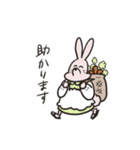 割烹着アニマル（個別スタンプ：18）