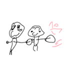4歳児の絵。（個別スタンプ：8）