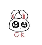 かわいいうさぎ(*´˘`*)♡（個別スタンプ：8）