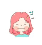 ピンク トークトーク（個別スタンプ：2）