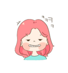 ピンク トークトーク（個別スタンプ：3）