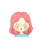 ピンク トークトーク（個別スタンプ：14）