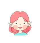 ピンク トークトーク（個別スタンプ：15）
