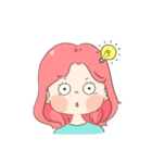ピンク トークトーク（個別スタンプ：16）