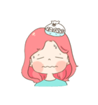 ピンク トークトーク（個別スタンプ：20）