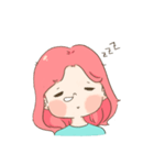 ピンク トークトーク（個別スタンプ：21）
