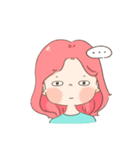 ピンク トークトーク（個別スタンプ：25）