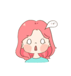 ピンク トークトーク（個別スタンプ：30）