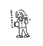 ゆるくてかわいい女の子（個別スタンプ：2）