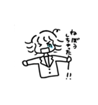 ゆるくてかわいい女の子（個別スタンプ：8）