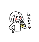 ゆるくてかわいい女の子（個別スタンプ：19）