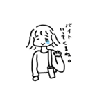 ゆるくてかわいい女の子（個別スタンプ：24）