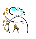 おもちのキモチ。。。ごはんたべよ！！（個別スタンプ：24）