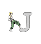 アルファベット女子（個別スタンプ：10）